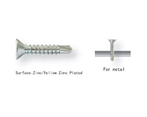 DIN7504P FLAT HEAD SELF DRILLING SCREWS